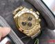 Fake Rolex Daytona Watch 43mm Yellow Gold Black Sub-dials (2)_th.jpg